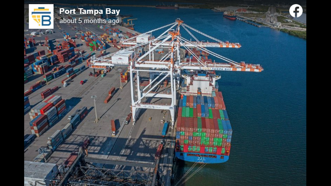 Port Tampa Bay is the state’s “largest cargo tonnage port,” is currently undergoing expansions that include “more storage and berth capacity, additional cranes, a new gate complex and trans-loading facilities.”