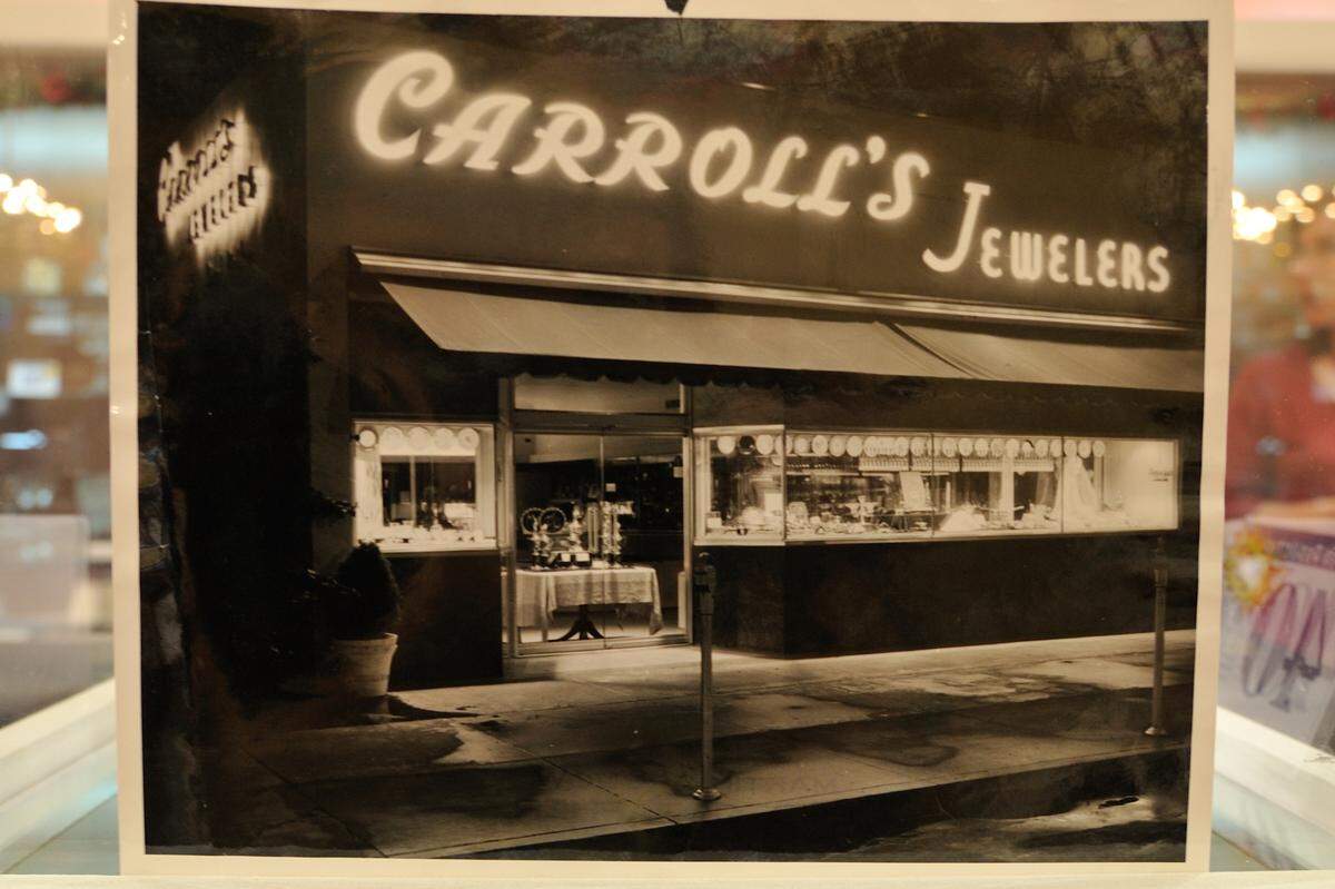 Carroll’s Jewelers in 1953.