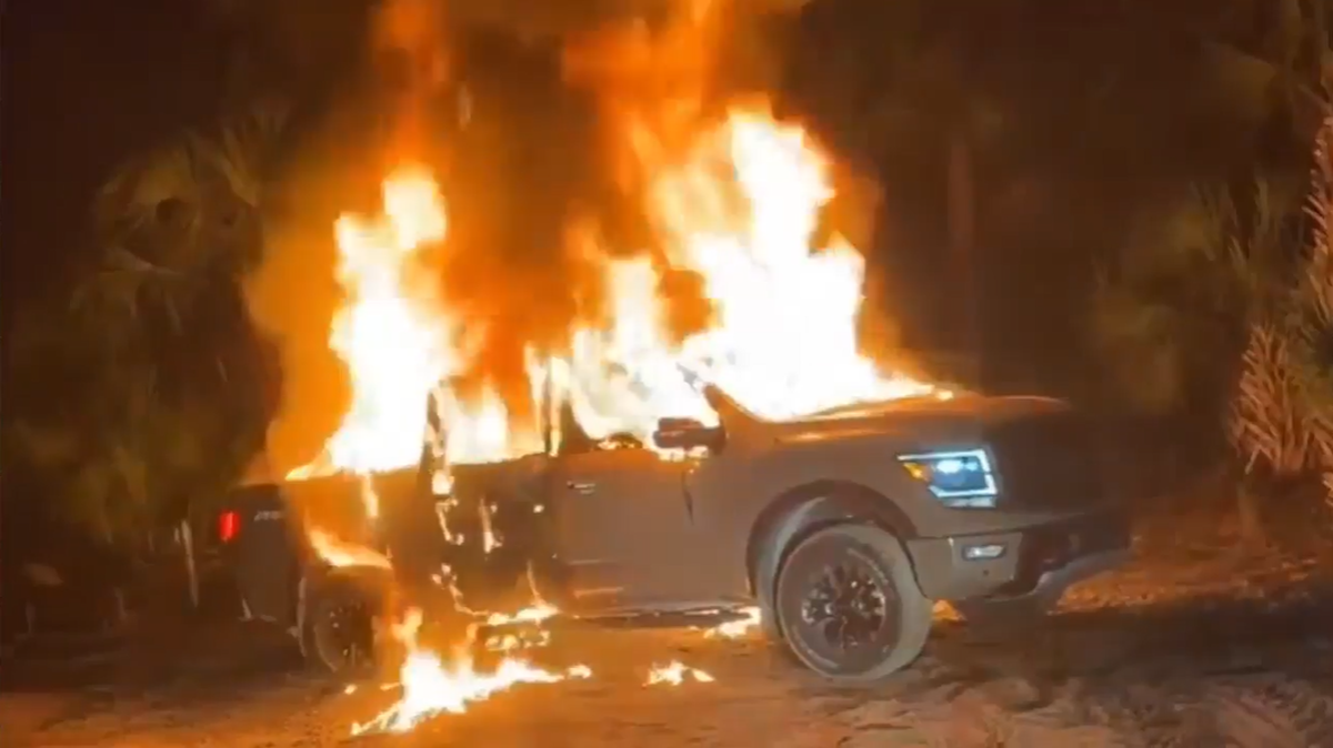 Brian Estep’s truck was found engulfed in flames a day before his missing wife’s body was discovered, Florida authorities said. Now he’s charged with murder.