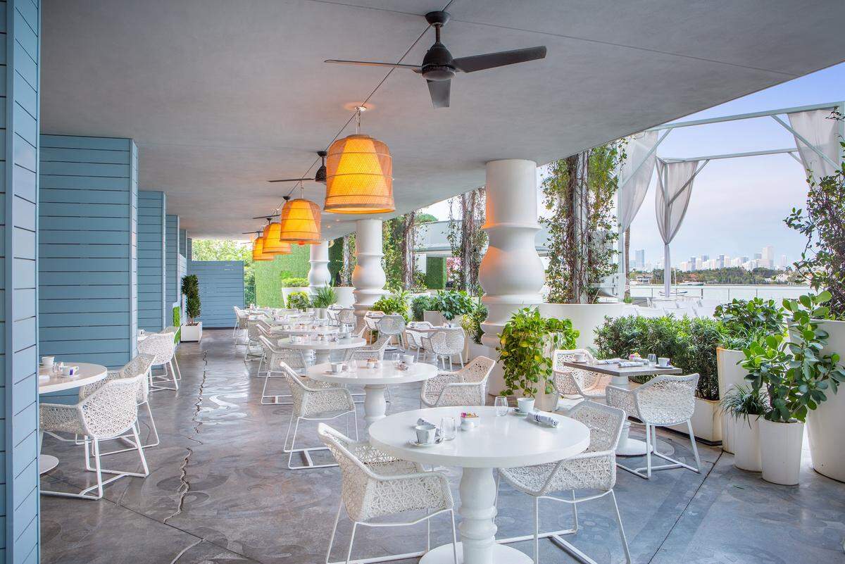 Mondrian Caffe has happy hour 5 and 7 p.m. on weekdays.