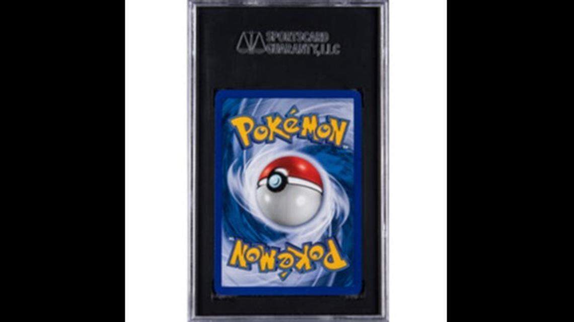 Rare Pokémon card could fetch a small fortune at auction. 
