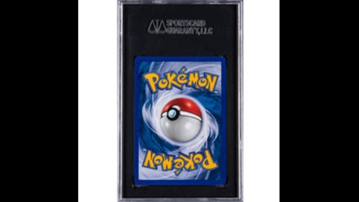 Rare Pokémon card could fetch a small fortune at auction. 