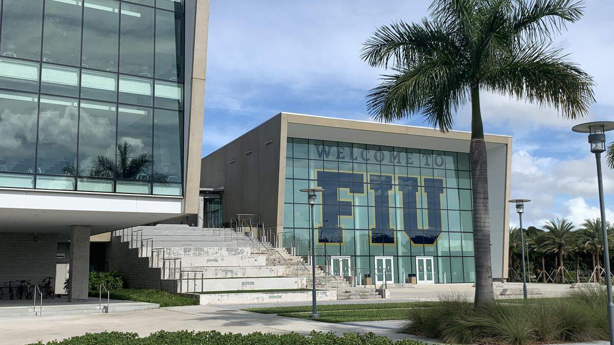 A picture of Florida International University’s main campus on Southwest Eighth Street.
