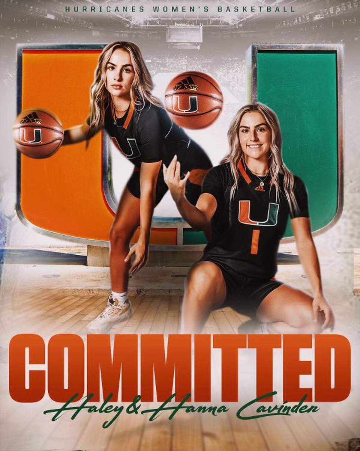 Cavinder Twins Haley and Hanna announce their transfer from Fresno State to the University of Miami. The twins have four million TikTok followers and 800,000 Instagram followers.
