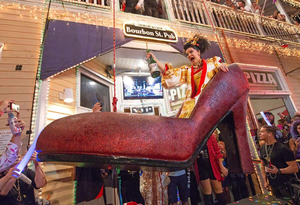 The red shoe will drop once again in Key West as the countdown to the new year begins.