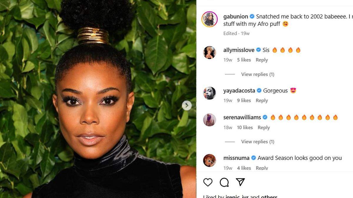 Gabrielle Union/Instagram screenshot