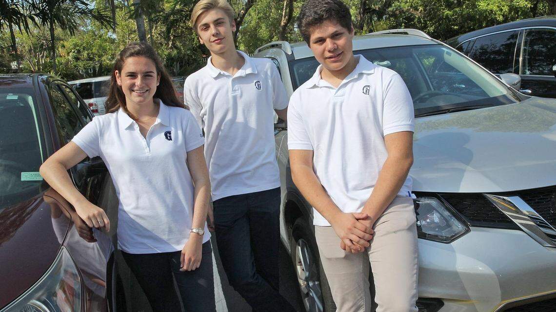 Gulliver students Carolina Freund, Alexandre Roth and Santiago Vergara submitted a plan for SOL, Signs of Life, that won second place in the 2018 Miami Herald Business Plan Challenge.