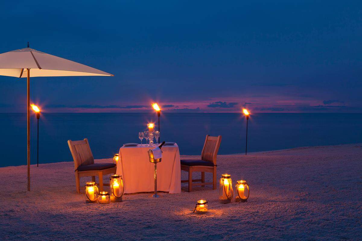 A dinner set-up like no other at Baleen.