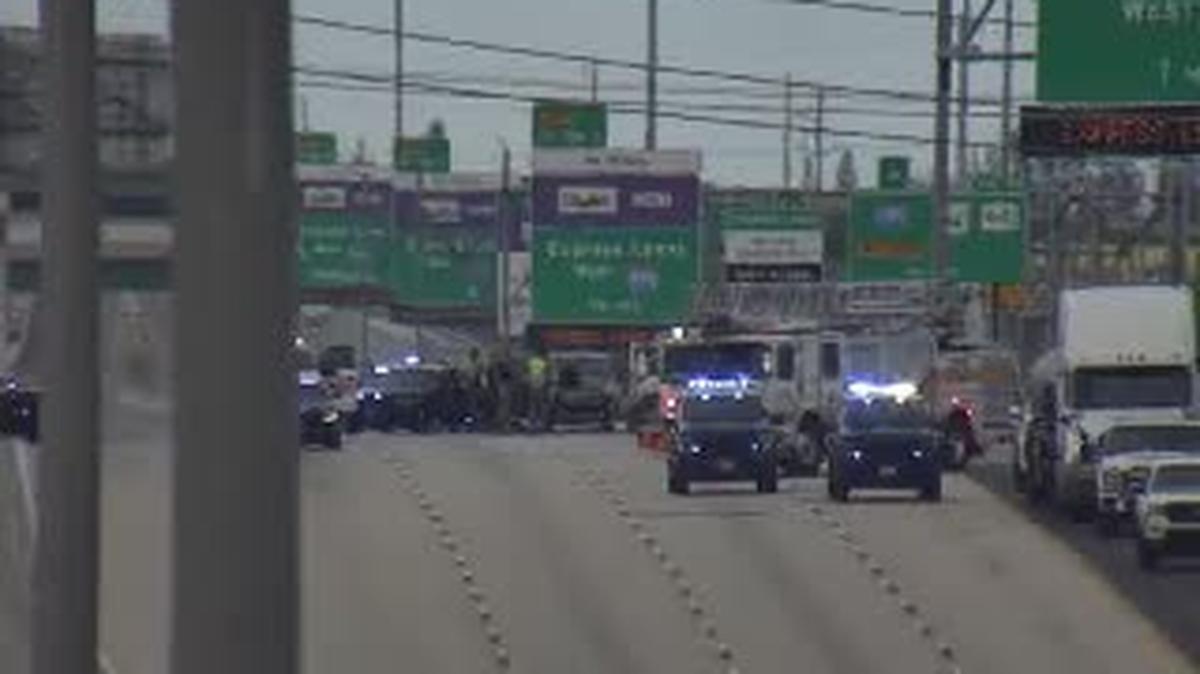 A fatal crash on the Florida Turnpike in Davie left one dead and eight injured, including children. Southbound traffic is halted.