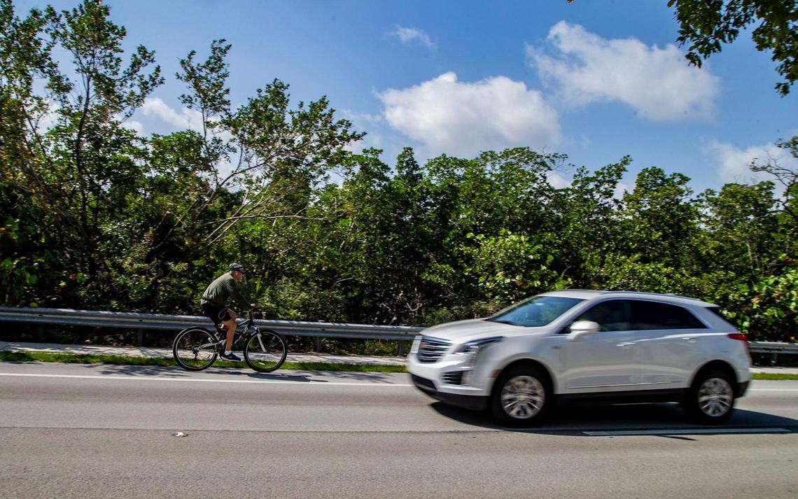 View of the Dania Beach Boulevard’s East bound. As Florida has just recently started looking into the impact of sea level rise on its thousands of miles of roads, a study from Florida Atlantic University in 2012, found that the lowest-lying state road in Florida was Dania Beach Boulevard, on Thursday, March 19, 2021.