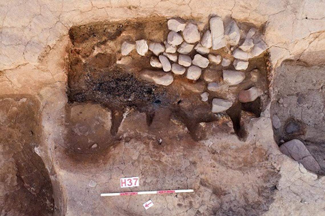 The largest furnace uncovered at the site.