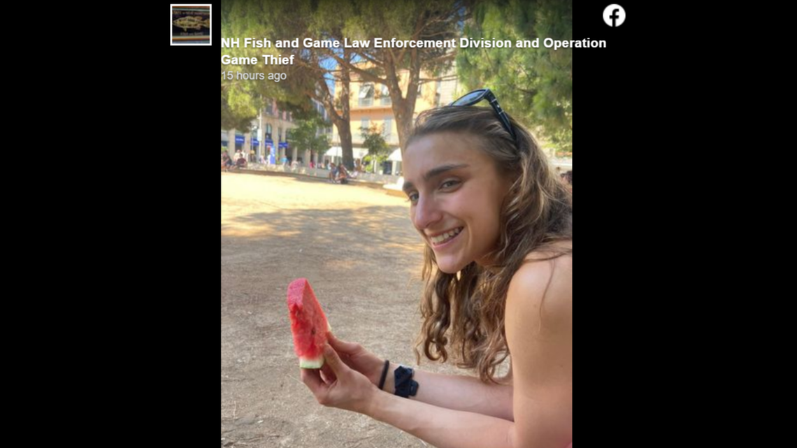 Emily Sotelo, 20, was dropped off for a hike and never returned, New Hampshire officials say.