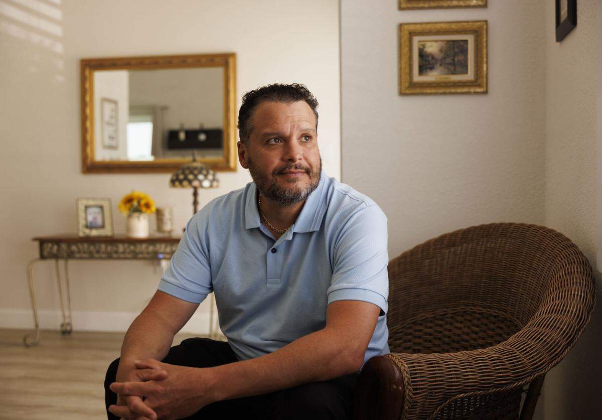 Ozzie Echemendia, who recently underwent DBS surgery, a minimally invasive brain surgery called deep brain stimulation, to reduce the effects of ParkinsonÕÕs disease, poses on Tuesday, April 28, 2026, in Miami, Fla. Echemendia was bed ridden and lost 59 pounds and could barely speak at his worst point. After the surgery a year ago, he says, ÒI was reborn.Ó