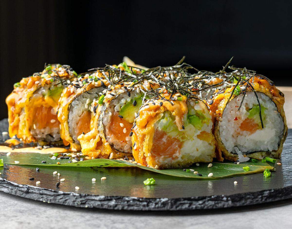 The Maki Roll at Mayu Miami in Brickell, ranked one of the best new restaurants in the South by Yelp.