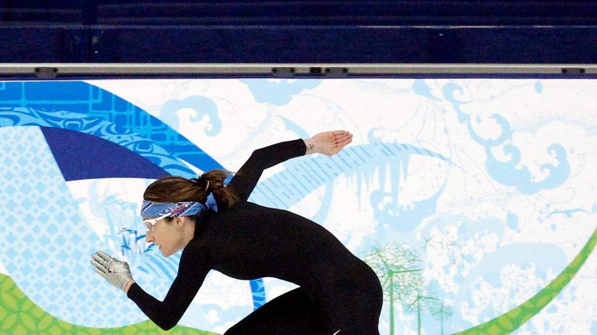 Four-time Olympian Jennifer Rodriguez of Miami, shown during the 2010 Vancouver Olympics, will be inducted into the U.S. Speedskating Hall of Fame June 7, 2019 in Salt Lake City.