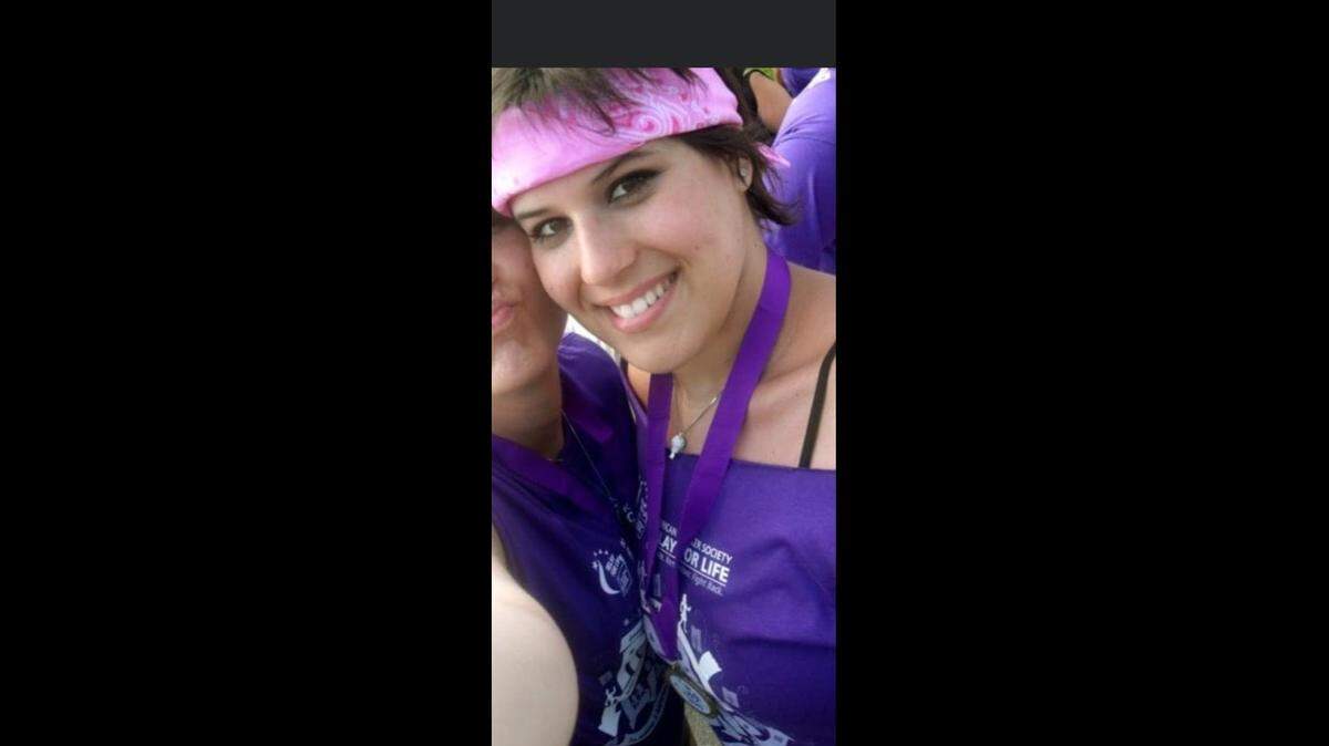 Kelly Lara, 29, received treatment for leukemia as a child at Nicklaus Children’s Hospital, then called Miami Children’s Hospital. Lara is now a night shift nurse in the pediatric intensive care unit at Nicklaus. Here, she is participating in the American Cancer Society’s Relay for Life.