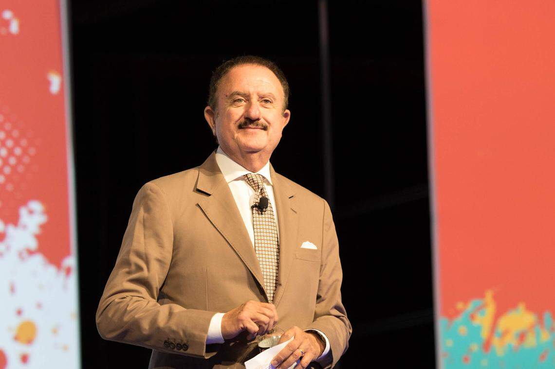 L’ATTITUDE co-founder Sol Trujillo during the 2018 event.