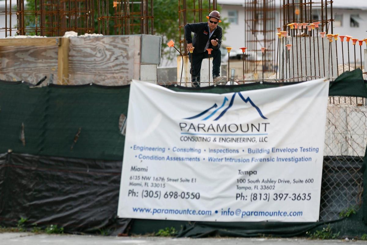 A construction site in Miami’s Highland Park neighborhood.