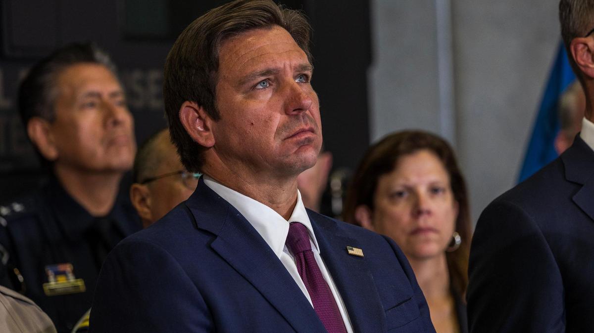 Florida Gov. Ron DeSantis, pictured on May 1, has not appointed someone to be state CFO.