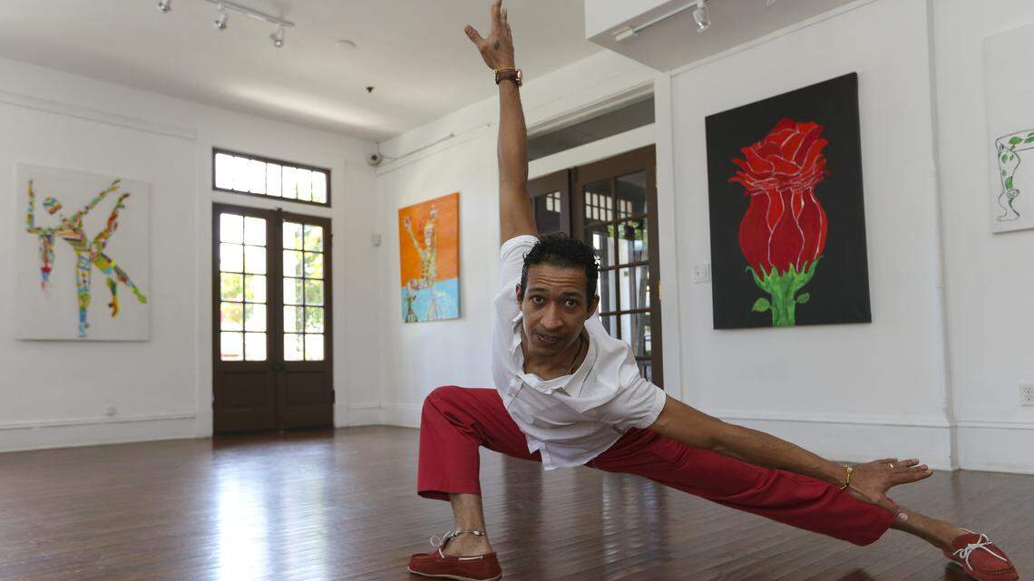Isanusi García Rodríguez is a former Miami City Ballet principal dancer who suffered a stroke in 2012. He is unable to dance professionally, but in recovery he pushed himself to develop another passion — painting.