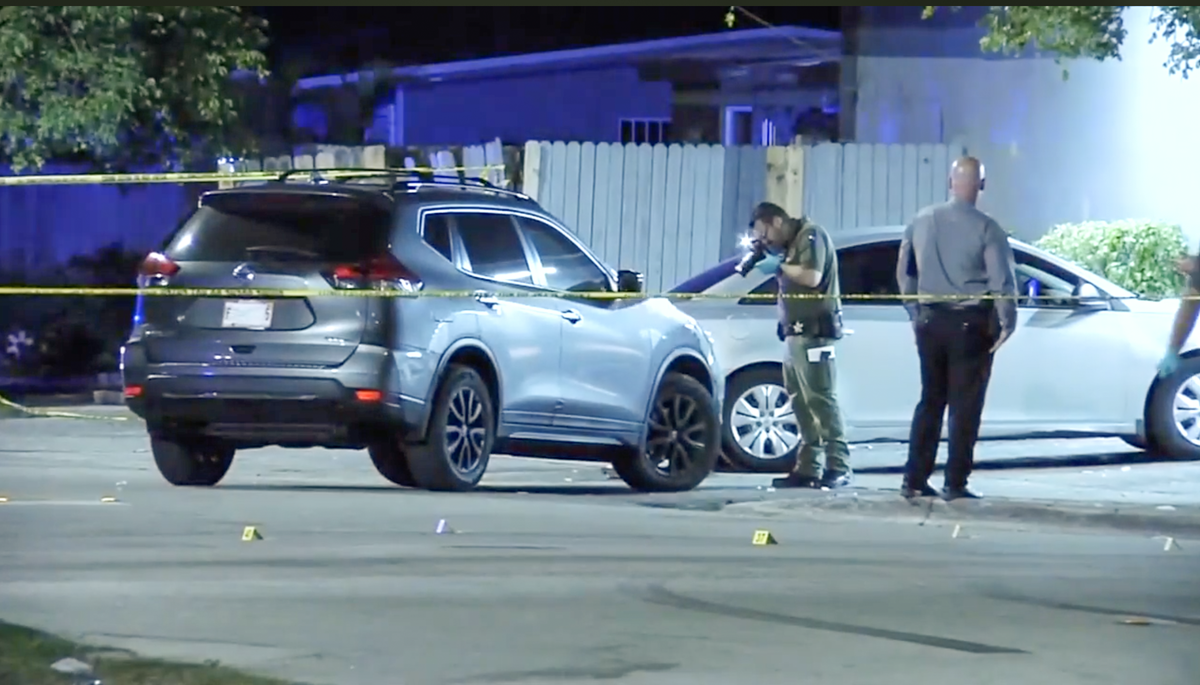 A man and a woman were killed and two others were wounded in a shooting outside a grocery store in Pompano Beach on Feb. 26, 2023, according to the Broward Sheriff’s Office.