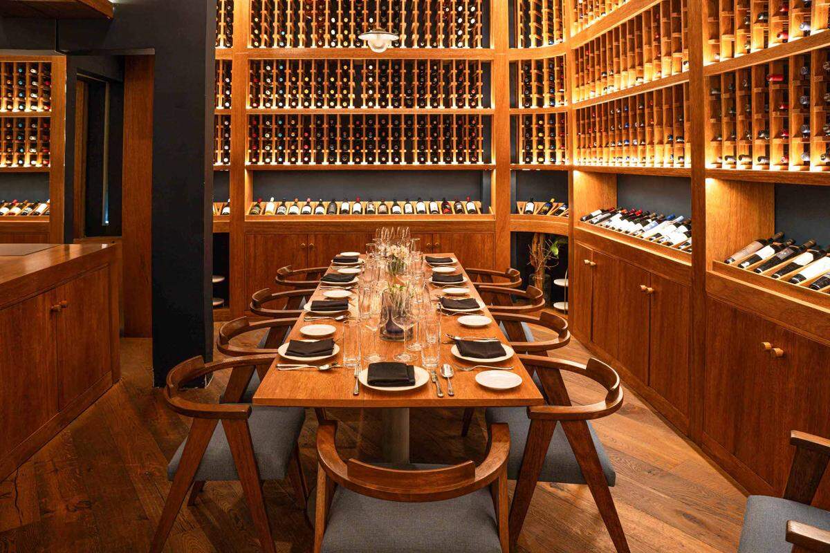 A private dining room at Francesco Peruvian restaurant, which is now open in Coral Gables.