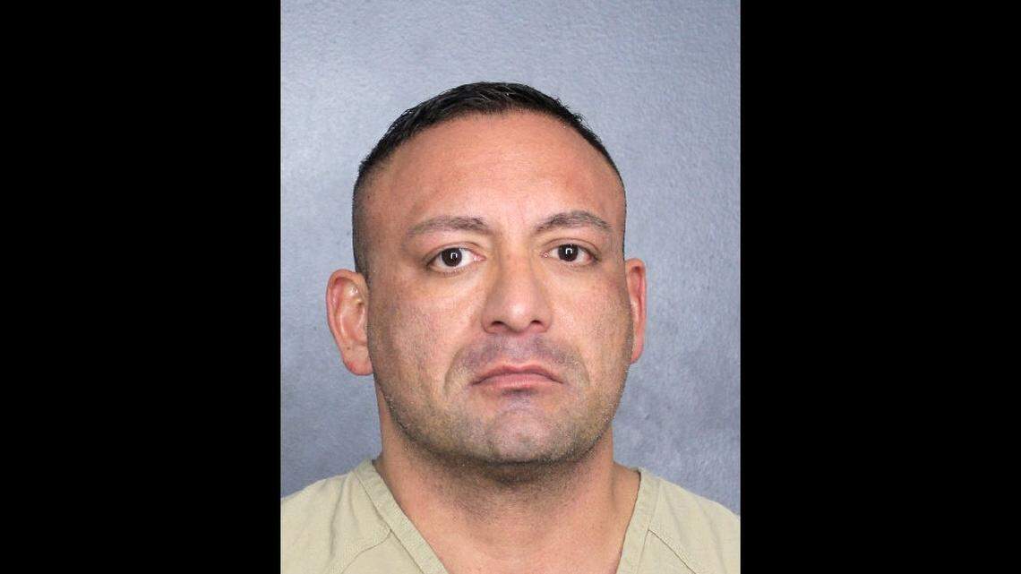 Broward Sheriff Fire Rescue Lt. Carlos Lewin faces charges after allegedly slamming the head and gouging the eyes of a 65-year-old man during a rescue call near Northwest First Street and 31st Avenue.