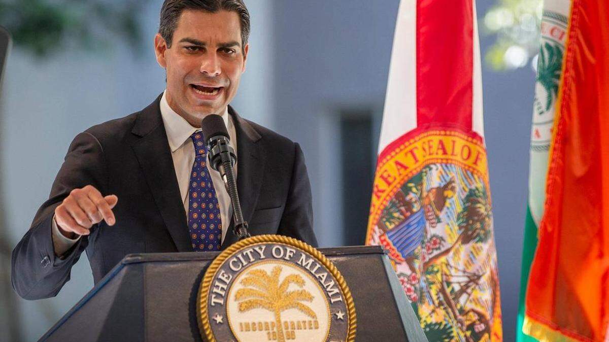 El alcalde de Miami, Francis Suárez.