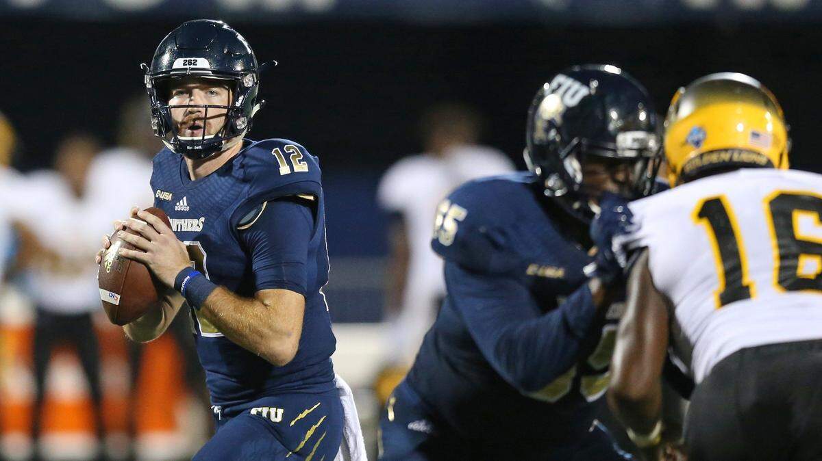 The FIU Panthers, who helped send Alex McGough to the NFL Draft this past April and have Conference USA’s Newcomer of the Year James Morgan, above, as their current quarterback, are set to sign Nashville pro-style passer Stone Norton on Dec. 19.