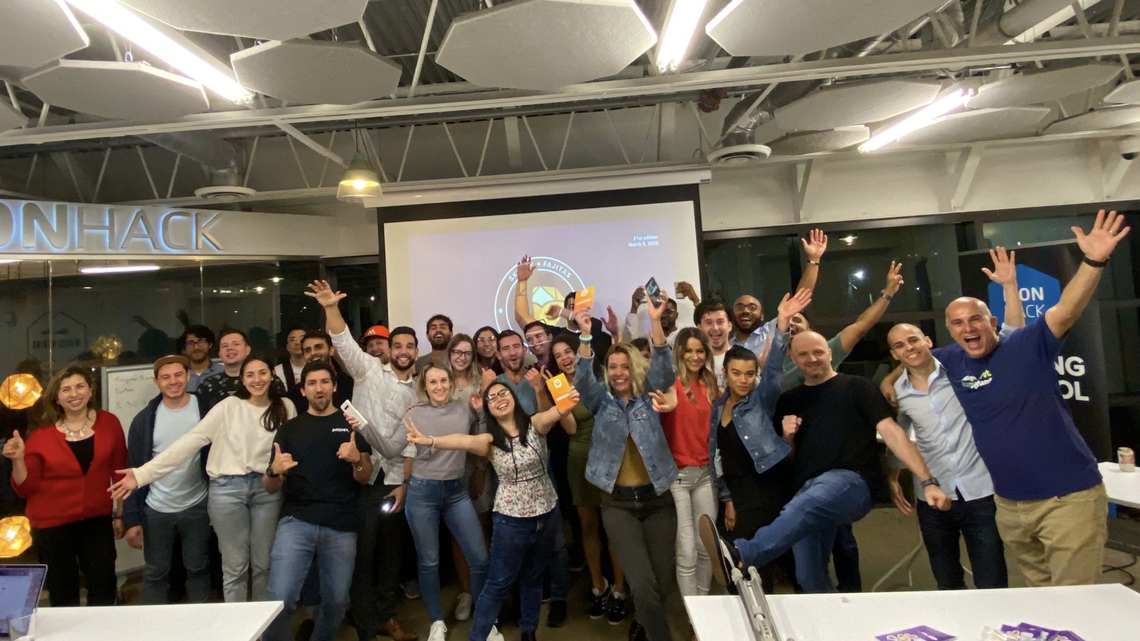 Members of the Miami-based UX+Fajitas groups, one of numerous informal networking groups that round out the Miami tech scene