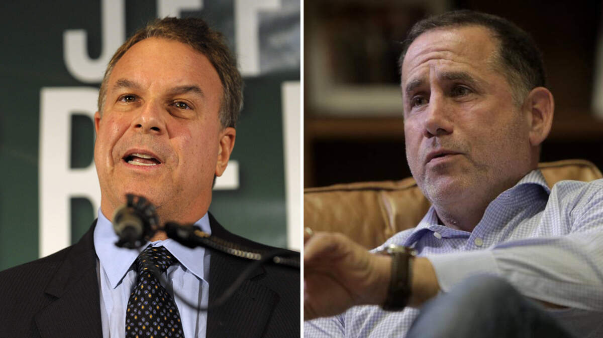 Jeff Greene (left) and Philip Levine (right) are both seeking the Democratic nomination for Florida governor.