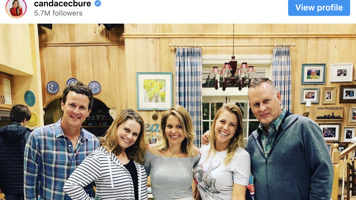 Candace Cameron Bure is revealing she “almost died” on the set of “Fuller House.”
