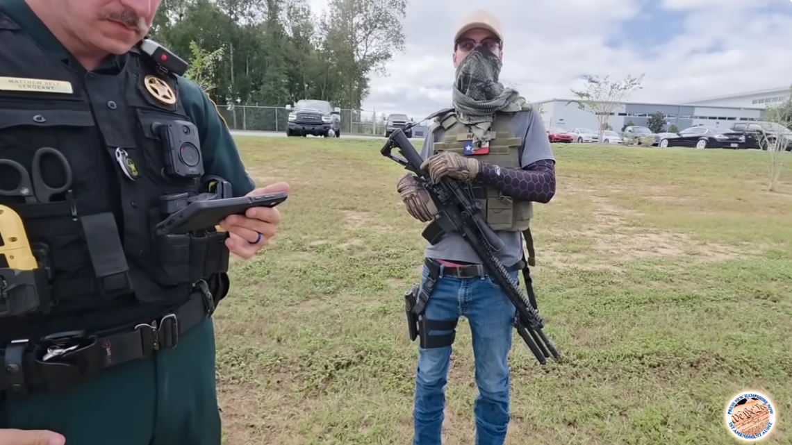 ‘Second Amendment auditors’ walking roads with AR-15 and body armor, FL cops say