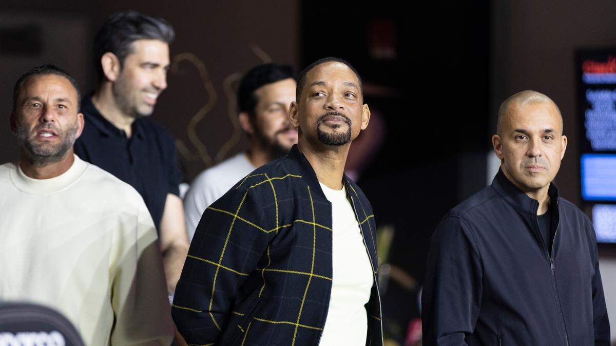 American actor Will Smith attends the MLS season opener between Inter Miami and Real Salt Lake at Chase Stadium on Wednesday, Feb. 21, 2024, in Fort Lauderdale, Fla.