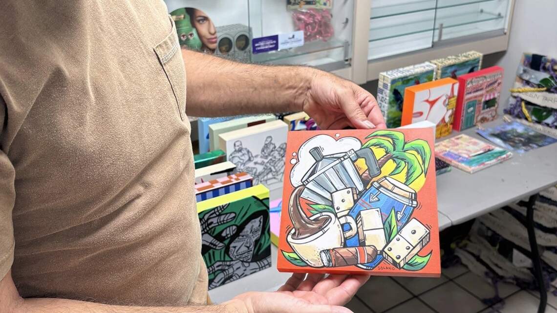 Art gallery re-opens in a landmark building in Little Havana