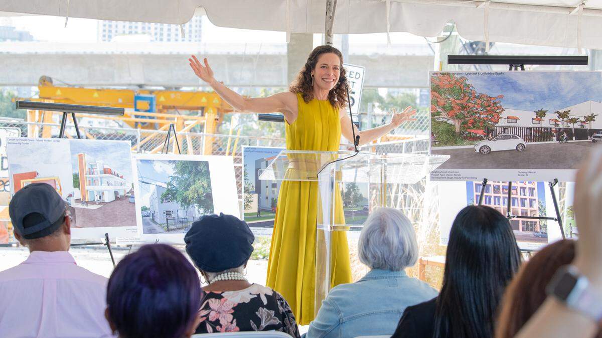 Annie Lord is the executive director of Miami Homes for All, a Miami-based nonprofit that focuses on housing affordability.