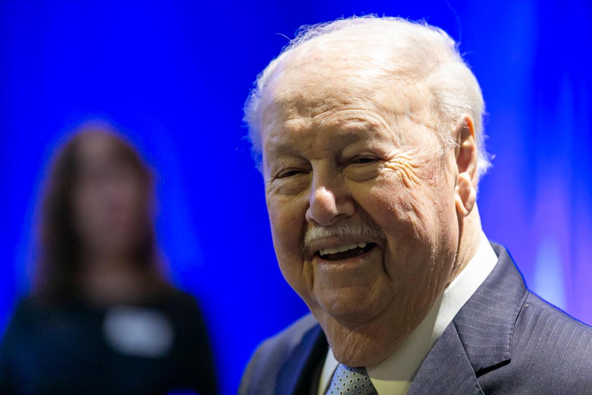 Fred Mulbauer, 90, who survived both Auschwitz and Buchenwald concentration camps.