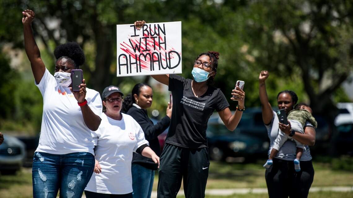 How can two innocent young black people be shot and killed, while jogging and sleeping?