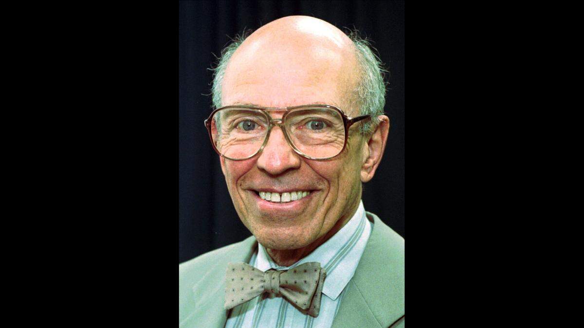 Dr. Wil Blechman in a Nov. 7, 1995 file photo from Tallahassee, Florida, after Gov. Lawton Chiles announced his appointment as Florida’s new health officer.