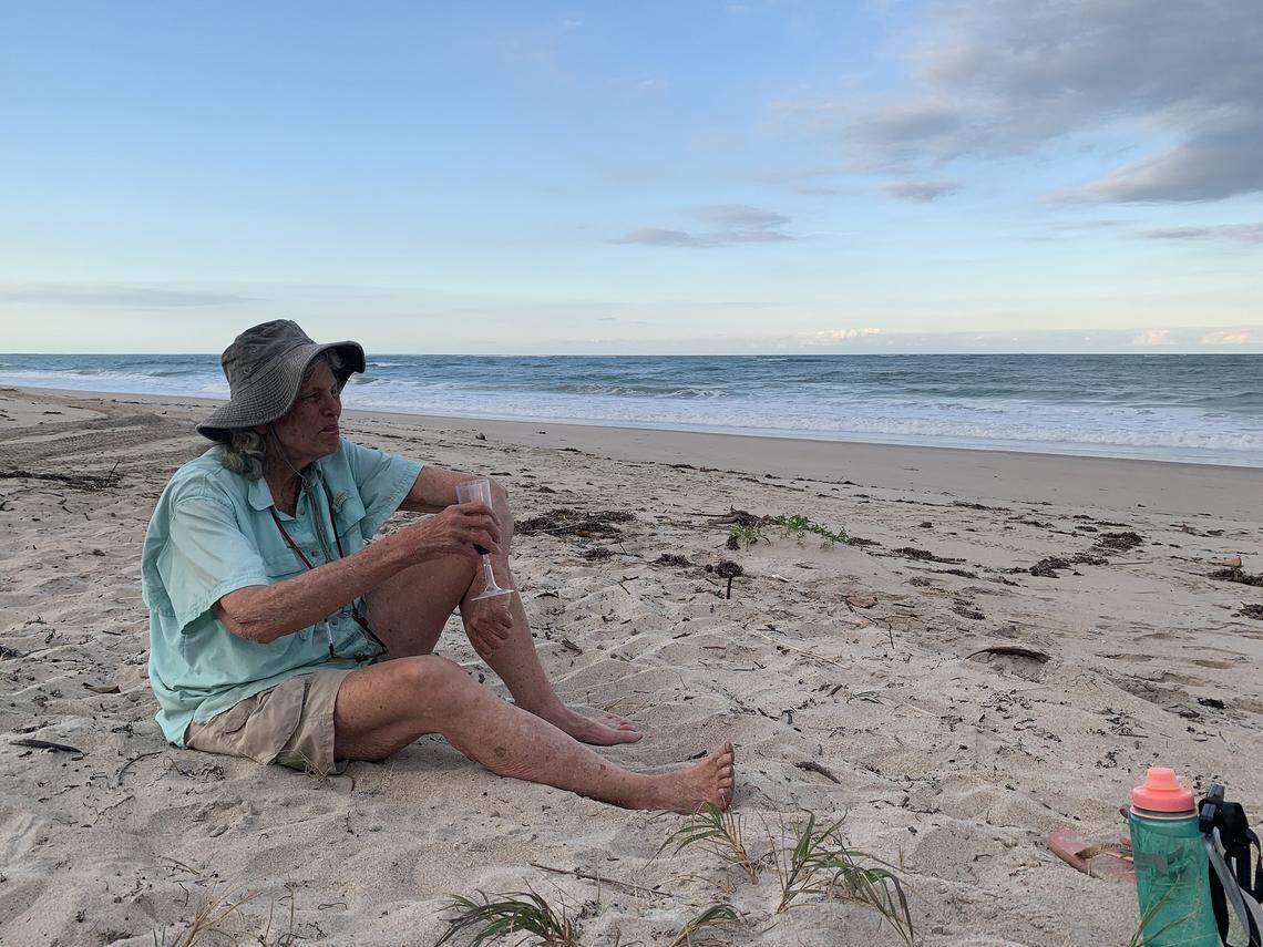 Maggy Hurchalla would also give free kayaking tours to her friends and other like-minded people near Stuart, reciting poetry surrounded by mangroves and finishing at a local beach.