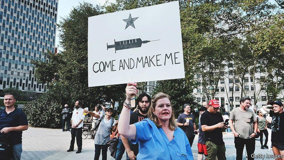 More businesses are imposing COVID vaccine mandates on employees, some of who are leaving their jobs.