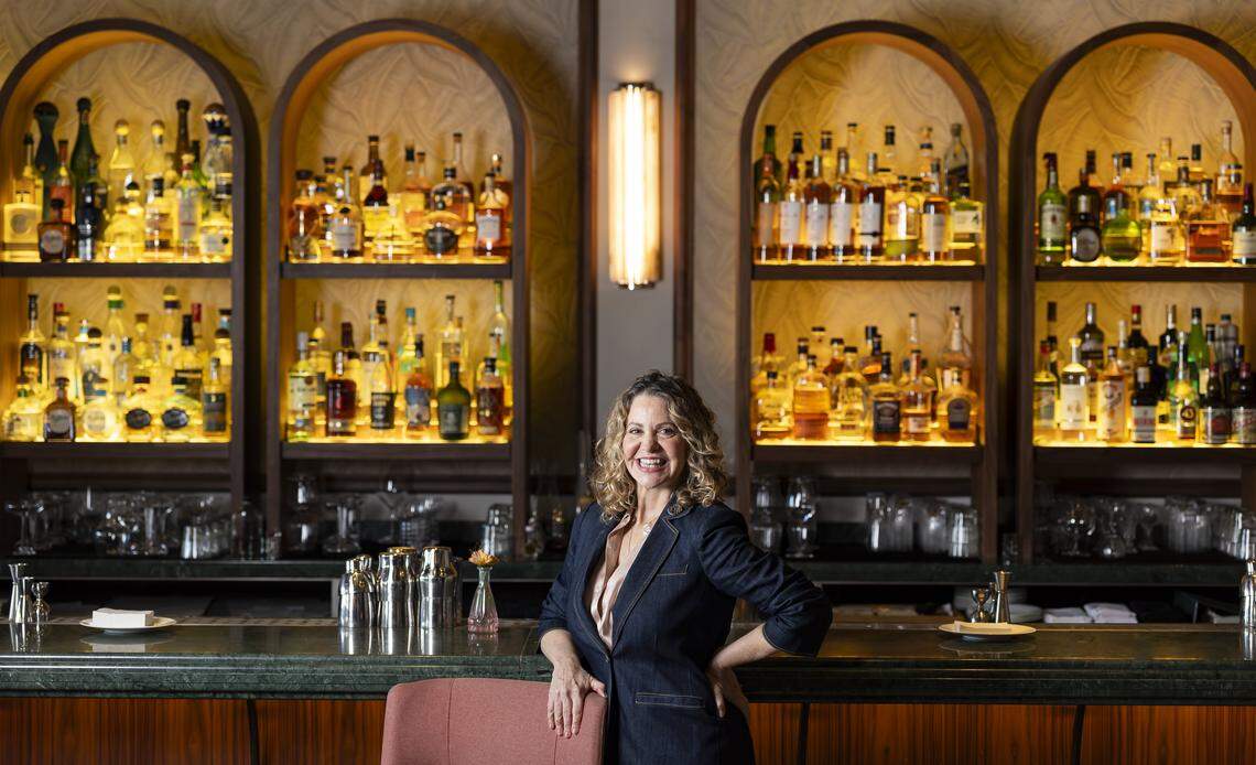 Chef Michelle Bernstein is photographed at her restaurant, Sra. Martinez, on Thursday, Jan. 29, 2026, in Coral Gables, Fla. Bernstein is being honored this year at the South Beach Wine & Food Festival.