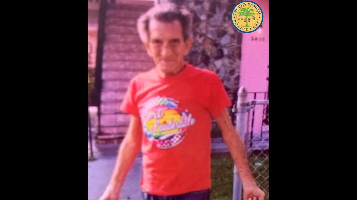 Miguel Rivero, 79, was reported missing from the area of Northwest 25 Avenue and 24 Street, Miami police said. Rivero suffers from Alzheimer’s.