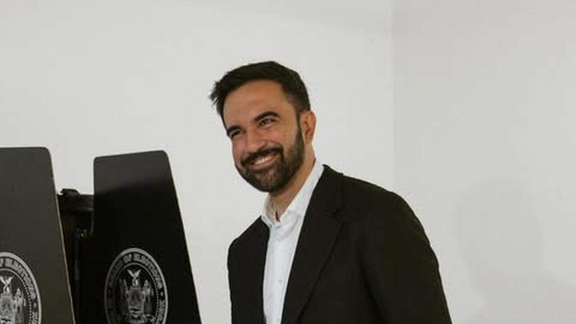 In Tuesday’s primary, Democratic Socialist candidate Zohran Mamdani , pictured here, and Andrew Cuomo lead the pack of 11 candidates vying to become the Democratic candidate in the New York City mayoral race in November. FACEBOOK