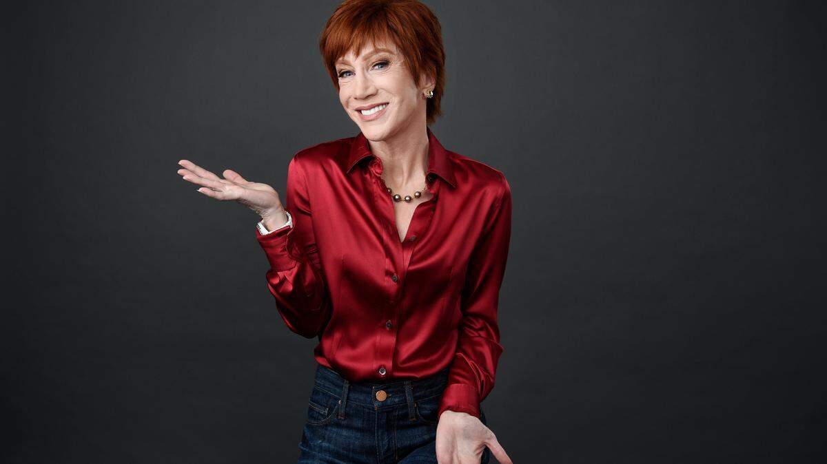 Kathy Griffin promotes her “Laugh Your Head Off World Tour,” which comes to the Adrienne Arsht Center on Saturday.