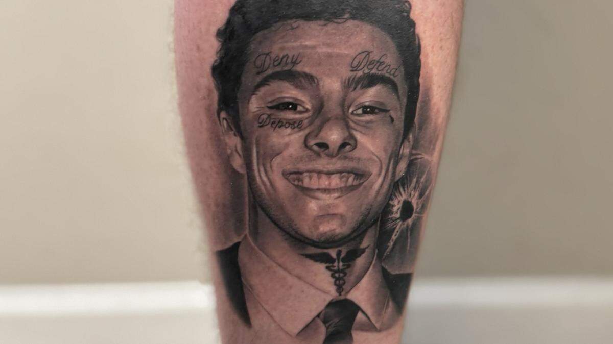 Broward resident Levi Jones, 33, got a tattoo of Luigi Mangione to “hop on board” the viral online discussion over the man accused of killing healthcare insurance CEO Brian Thompson earlier this month.