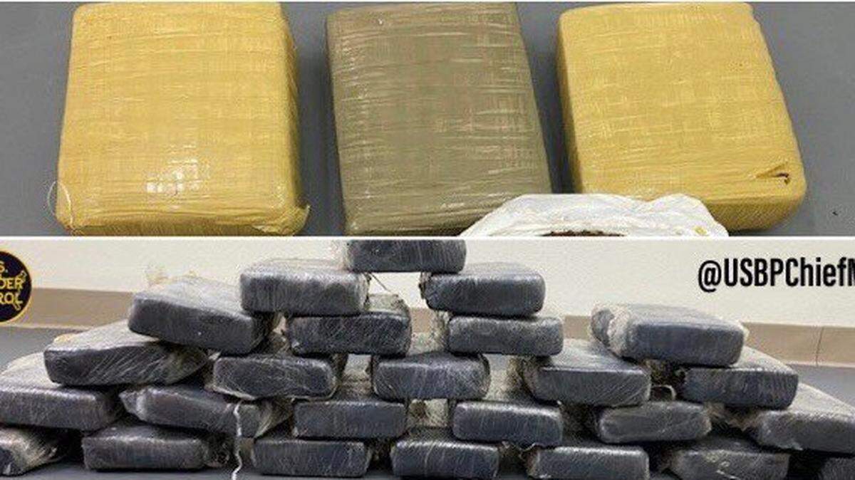 The U.S. Border Patrol released a photo Monday, May 4, 2021, of what is says is an estimated $1.8 million worth of cocaine and marijuana found by boaters in the Florida Keys between Friday and Saturday.