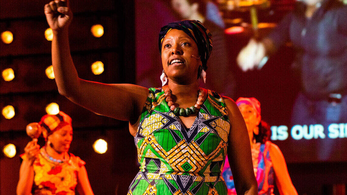 Miami New Drama’s musical show is a Venezuelan backyard party — with sancocho
