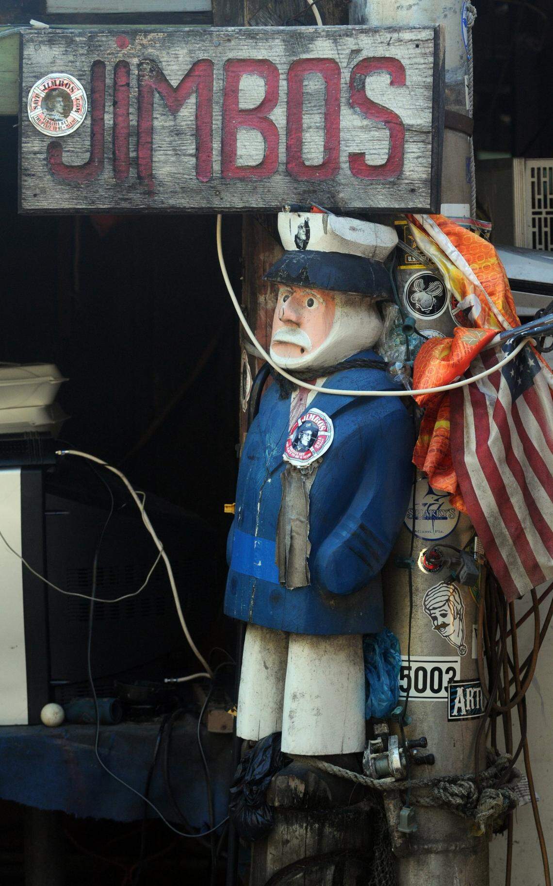 In 2009, after a fire in one of the trailers at Jimbo’s.