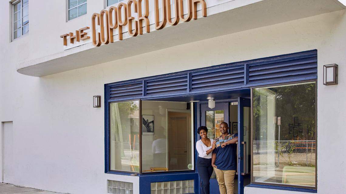 Jamila Ross and Akino West are co-owners of The Copper Door B & B in Overtown. They were early users of Uber’s new gig platform, Uber Works, which connects laborers to employers on a short-term hiring basis.